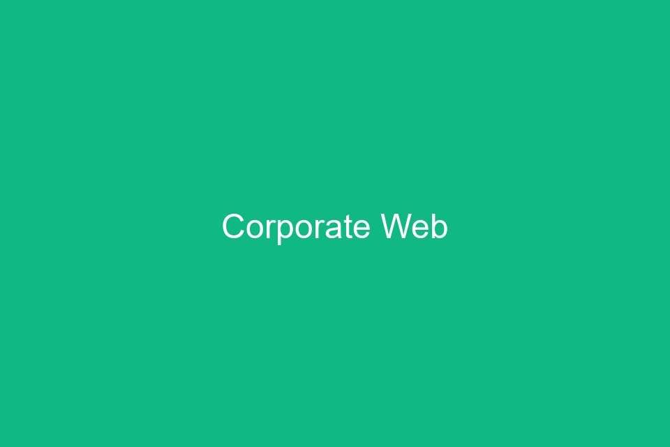Corporate Website