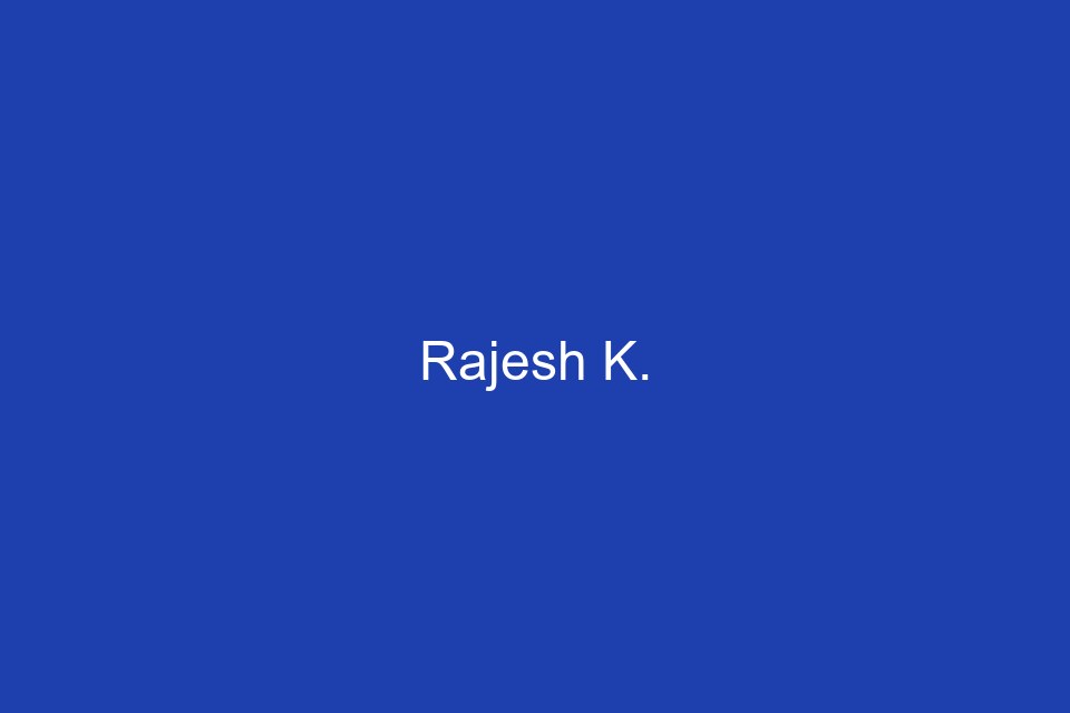 Rajesh Kumar